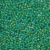 11-179 Transparent Green AB Miyuki Seed Beads