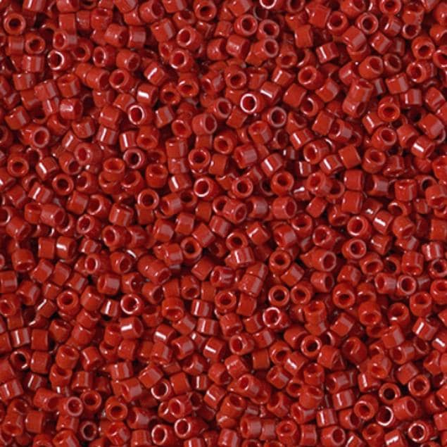 DB2354 11/0 Duracoat Opaque Dyed Shanghai Red Miyuki Delica