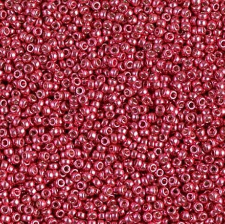 15-4211 Duracoat Galvanized Lt Cranberry, Miyuki Seed Bead, 15/0