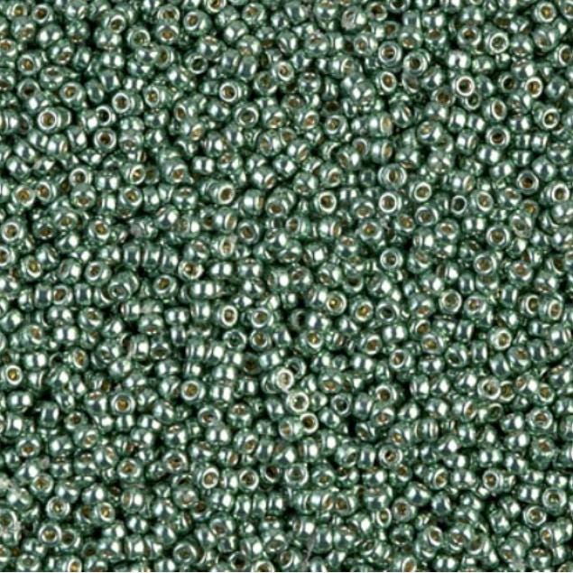 15-4215 Duracoat Galvanized Sea Green, Miyuki Seed Bead, 15/0
