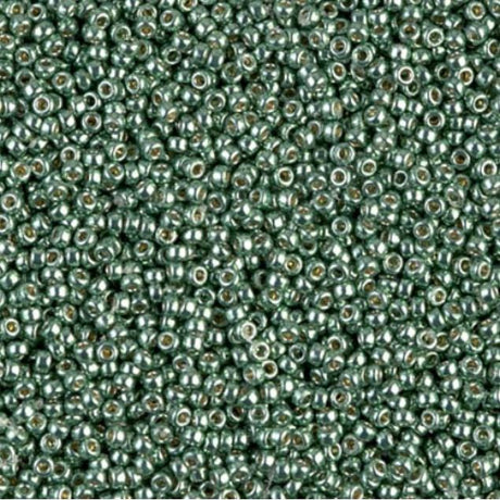 15-4215 Duracoat Galvanized Sea Green, Miyuki Seed Bead, 15/0