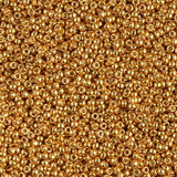 15-4203 Duracoat Galvanized Yellow Gold, Miyuki Seed Bead, 15/0