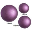 Cabochon par Puca Pastel Bordeaux 14mm, 18mm or 25mm, Choose a size, Quantity 1