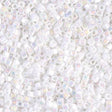 1.8mm Miyuki Cube Matte White AB SB18-402FR, 8 Grams