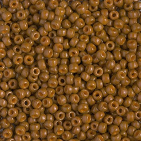 8-4459 Duracoat Dyed Opaque Sienna, Miyuki Seed Bead