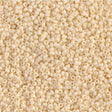 15-492F Matte Opaque Dark Cream, Miyuki Seed Beads