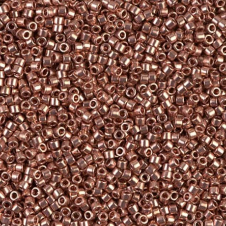 DB0040 11/0 Copper Plated Miyuki Delica 