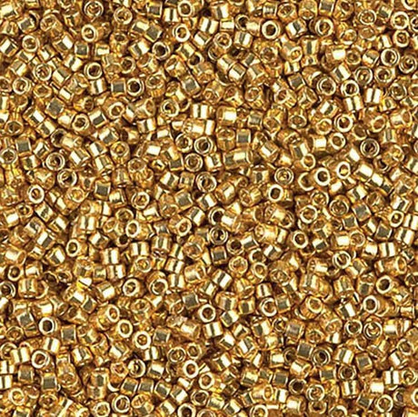 DB1832 11/0 Duracoat Galvanized Gold Miyuki Delica