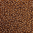 4mm Crystal Pearl Brown-Round, Czech Glass Beads
