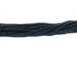 2mm Round Metallic Suede Dark Blue - Czech Glass Beads, 79032 100 beads