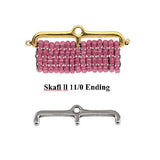 Cymbal Skafi lll 11/0 Bead Ending, 012828 Gold Plate or Silver Plate
