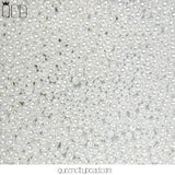 3mm Round Crystal Pearl White, Czech Glass Beads
