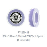One-G Toho Lt Lavender Nylon Beading Thread 50, 125 or 250 Yards
