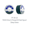 One-G Toho Deep Green Nylon Beading Thread 50, 125 or 250 Yards