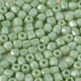 True 2MM Teal Luster, Fire Polish Czech Glass, 100 Beads