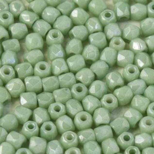 True 2MM Teal Luster, Fire Polish Czech Glass, 100 Beads