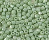 True 2MM Teal Luster, Fire Polish Czech Glass, 100 Beads