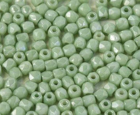 True 2MM Teal Luster, Fire Polish Czech Glass, 100 Beads
