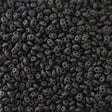 Superduo Jet Matte, Czech Glass 2-hole bead 2.5x5mm, 23980-84110
