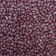 SuperDuo Red Wine, 2-Hole Czech Glass 2.5x5mm, 90080-15726