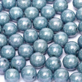 3mm Round Baby Blue Luster Czech Glass Beads, 03000-14464 