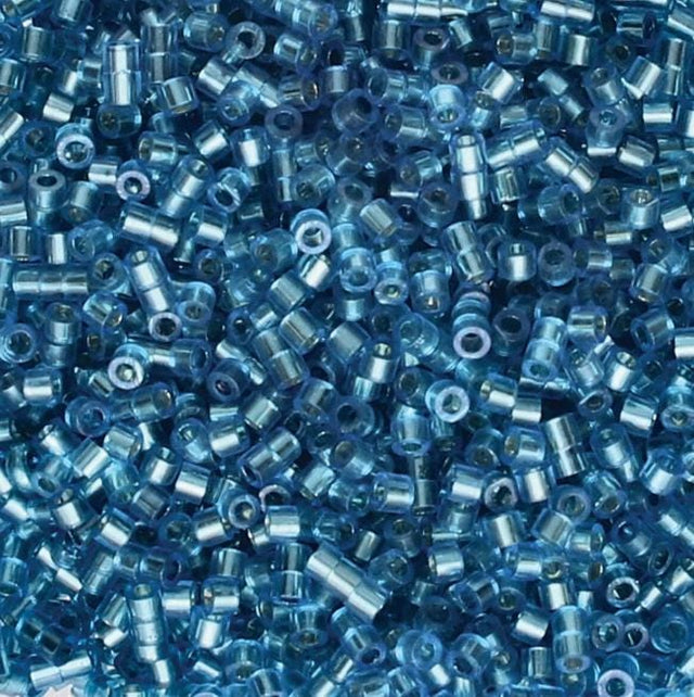 Linea Beads 11/0, Silver Lined Capri Blue LIN062, 30 Grams