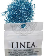 Linea Beads 11/0, Silver Lined Capri Blue LIN062, 30 Grams