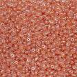 SuperDuo Opal Rose White Luster, 2-Hole 2.5x5mm Czech Glass, 71010-14400-