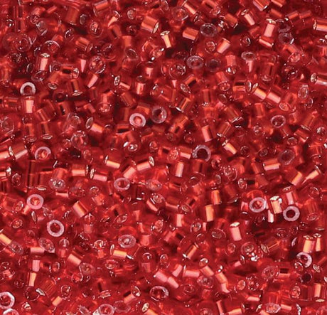 Linea Beads 11/0, Silver Lined Red LIN059, 30 Grams
