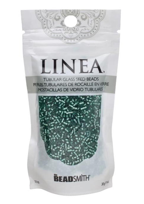 Linea Beads 11/0, Silver Lined Blue Zircon LIN058, 30 Grams