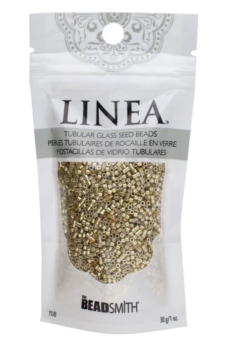 Linea Beads 11/0, Metallic Champagne LIN054, 30 Grams