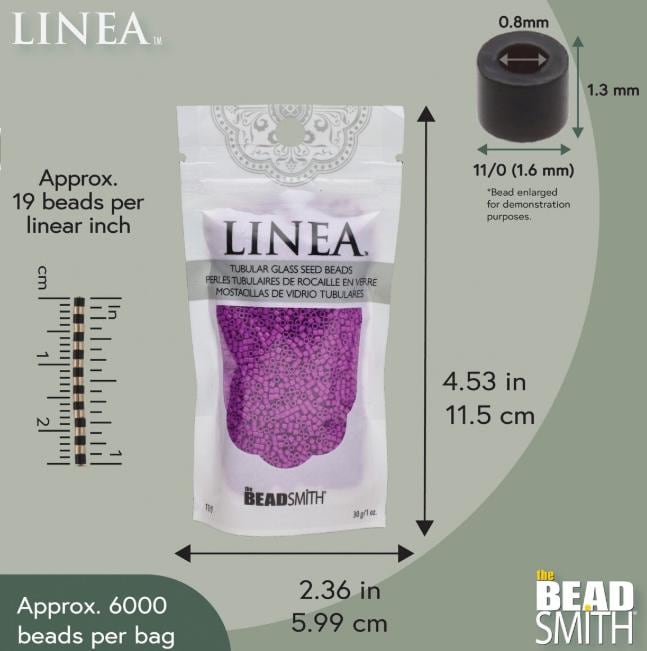 Linea Beads 11/0, Dark Violet LIN044, 30 Grams