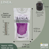 Linea Beads 11/0, Dark Violet LIN044, 30 Grams