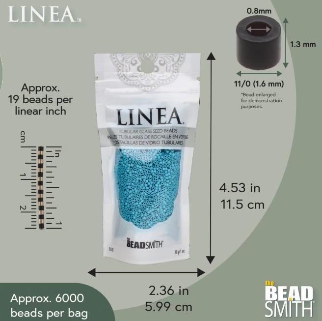 Linea Beads 11/0, Blue LIN041, 30 Grams