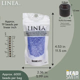 Linea Beads 11/0, Perwinkle Blue LIN040, 30 Grams