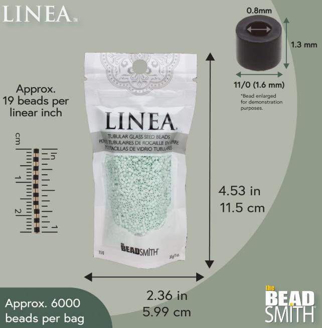 Linea Beads 11/0, Seafoam LIN034, 30 Grams