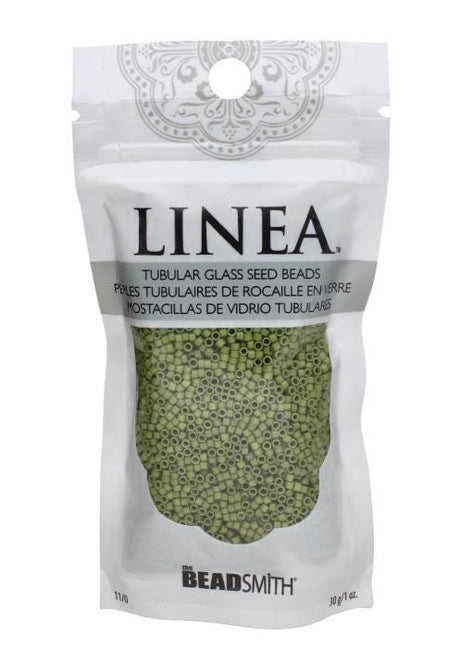 Linea Beads 11/0, Olive LIN031, 30 Grams