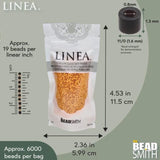 Linea Beads 11/0, Amber LIN026, 30 Grams
