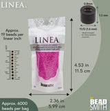 Linea Beads 11/0, Hot Pink LIN016, 30 Grams