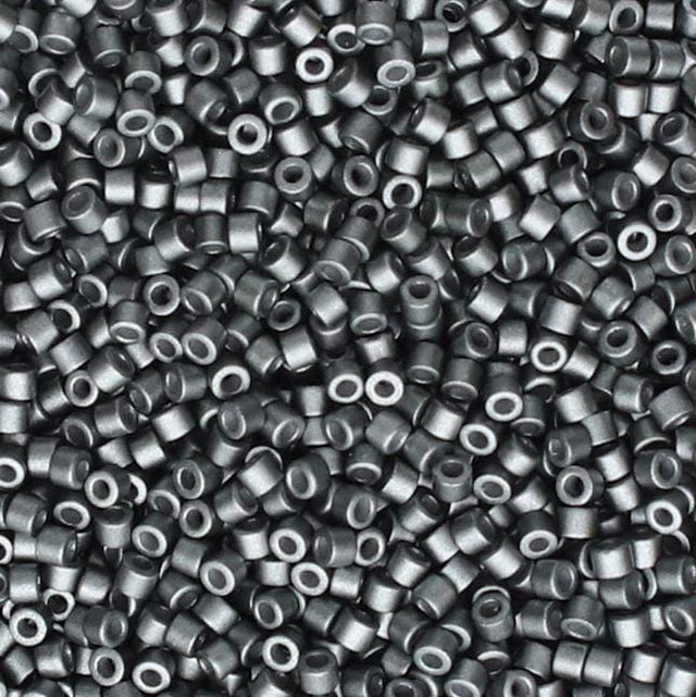 Linea Beads 11/0, Metallic Gunmetal LIN006, 30 Grams