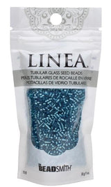 Linea Beads 11/0, Silver Lined Capri Blue LIN062, 30 Grams