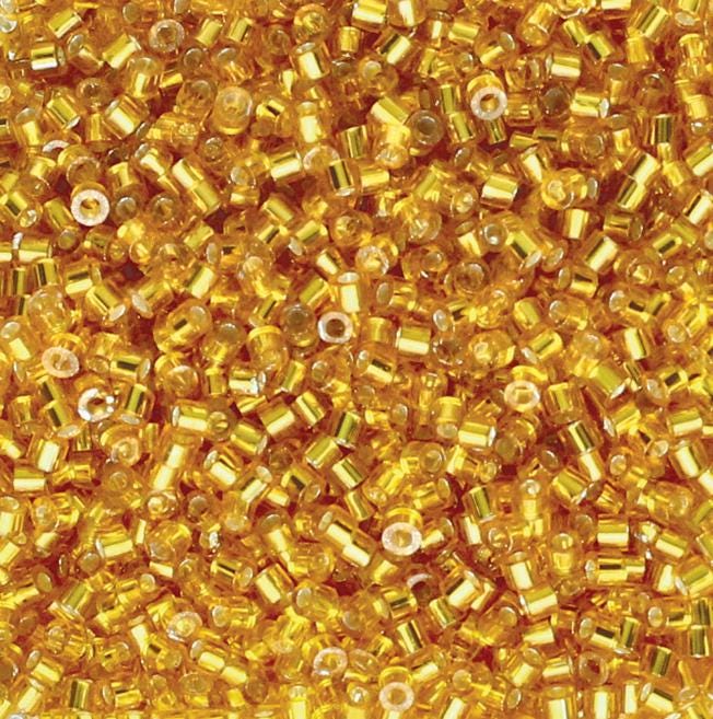 Linea Beads 11/0, Silver Lined Gold LIN061, 30 Grams