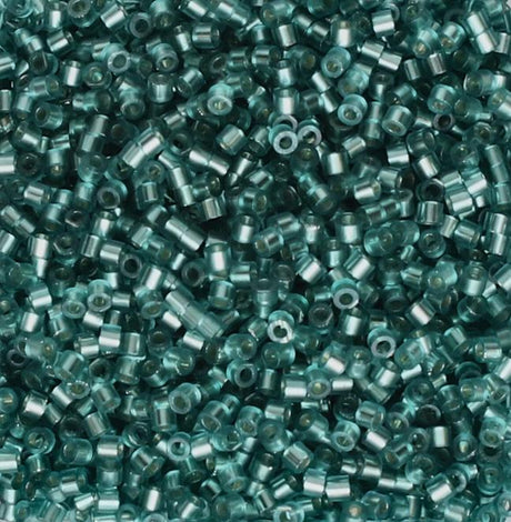 Linea Beads 11/0, Silver Lined Blue Zircon LIN058, 30 Grams
