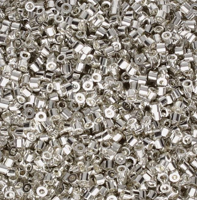 Linea Beads 11/0, Metallic Silver LIN057, 30 Grams