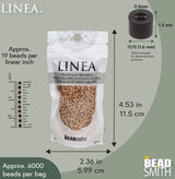 Linea Beads 11/0, Metallic Copper LIN056, 30 Grams