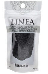 Linea Beads 11/0, Black Matte LIN051, 30 Grams