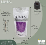 Linea Beads 11/0, Purple LIN045, 30 Grams