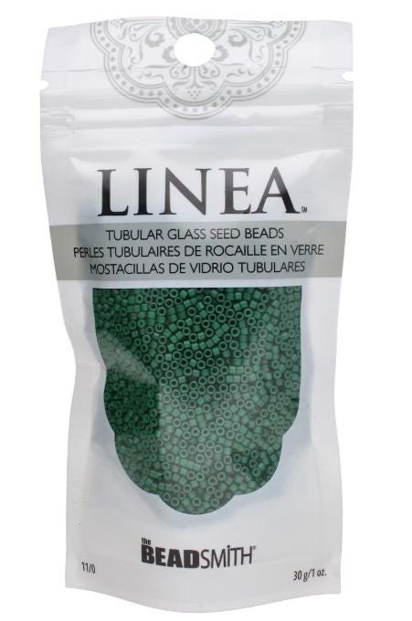 Linea Beads 11/0, Green LIN032, 30 Grams