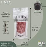 Linea Beads 11/0, Satin Mauve LIN022, 30 Grams