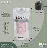 Linea Beads 11/0, Baby Pink LIN018, 30 Grams